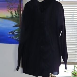 Port Authority Classic Black Collared Shirt